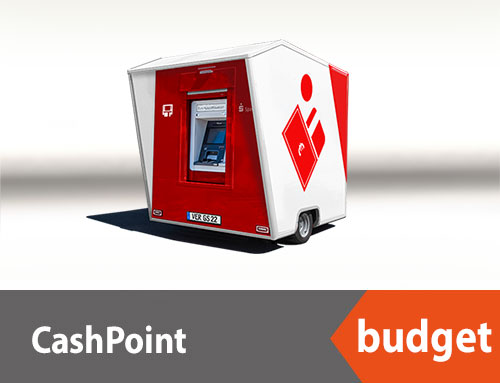 Mobiler Geldautomat - CashPoint budget