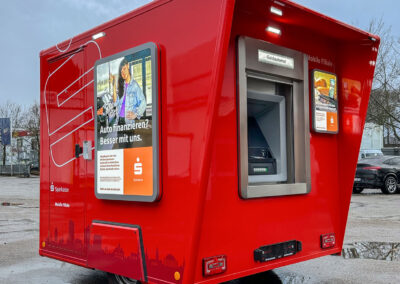 Mobiler Geldautomat - GA - Anhänger CashPoint budget